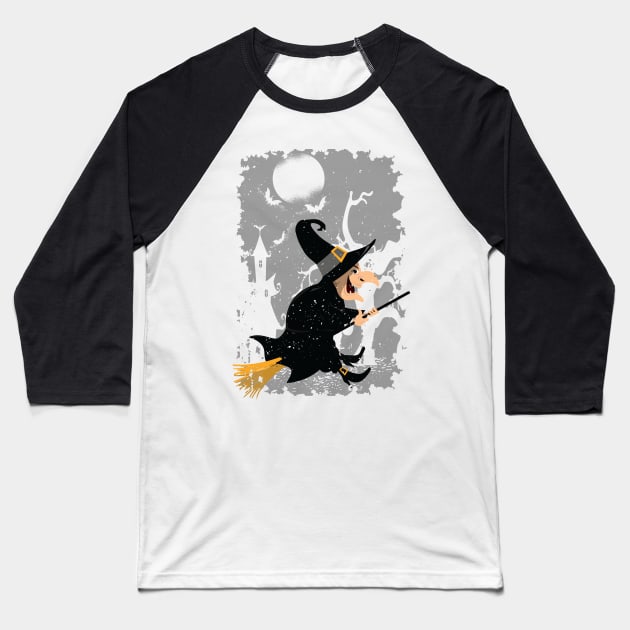 Halloween Baseball T-Shirt by OpalOre